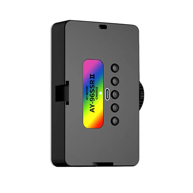 B68C RGB LED Full Color Rechargeable Dimmable Video Fill Light Phone Camera Live Vlog Photography Photo Studio Lamp