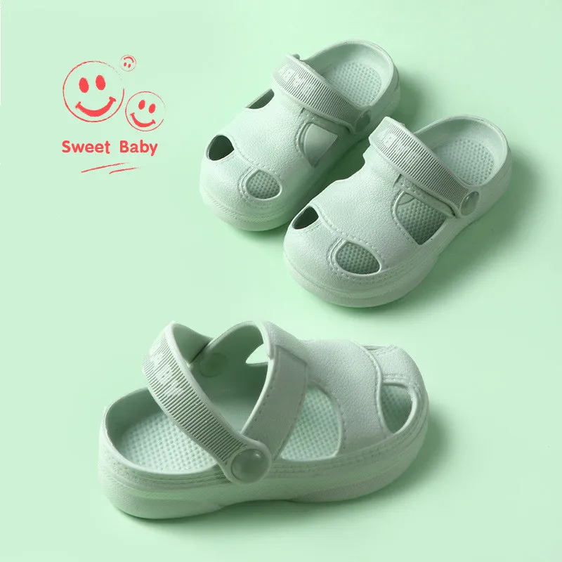 Yishen Baby Schoenen Kids Slippers Kinderen Sandalen Zomer Non-Slip Soft Peuter Sandalen Jongens Meisjes Strand Sandaal Snoep kleur Roze