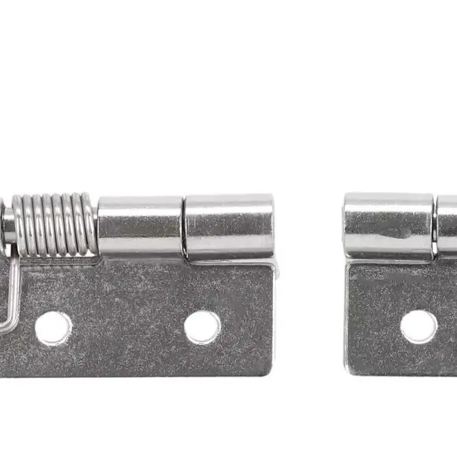 

2x Self Closing Spring Door Hinge Stainless Steel Hardware 1/1.5 Inch For Windows Cabinets Jewelry Box Hardware accessories