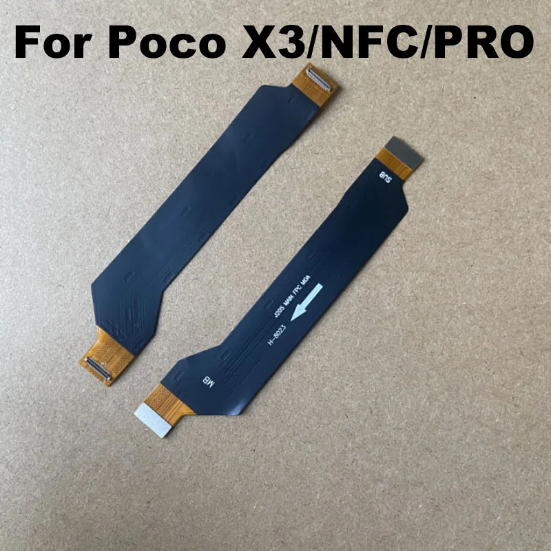 For Xiaomi Poco X3 Pro NFC Main Board Motherboard FPC LCD Connector Flex Cable Mother Board Replacement