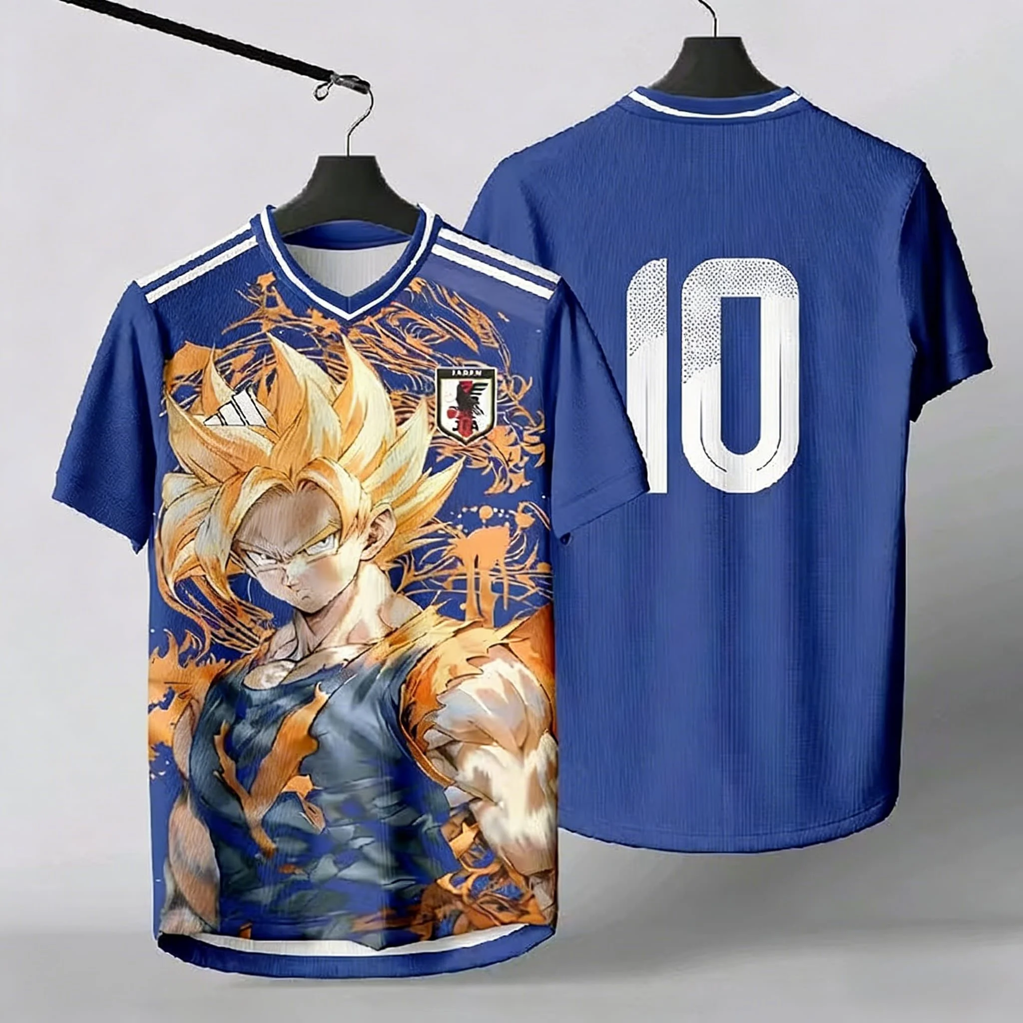 2026/27 Dragon Ball Z: Goku Japanisches Fußball-Eltern-Kind-Anime-Shirt Sport-T-Shirt Reise nach Westen Zolt Goku Anime-Shirt – Detail 7