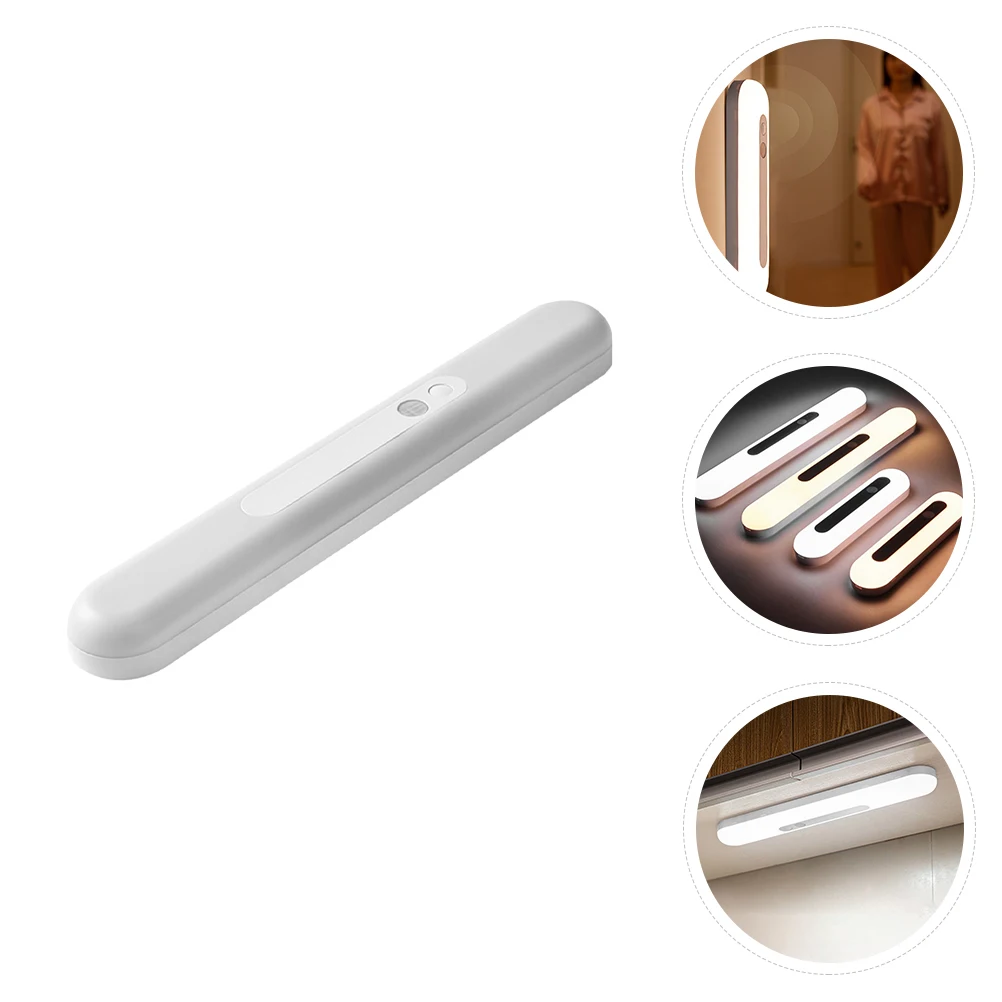 

Human Body Induction Night Light Dimmable White Magnet LED Sensor Bedroom Study Stairs Cabinet