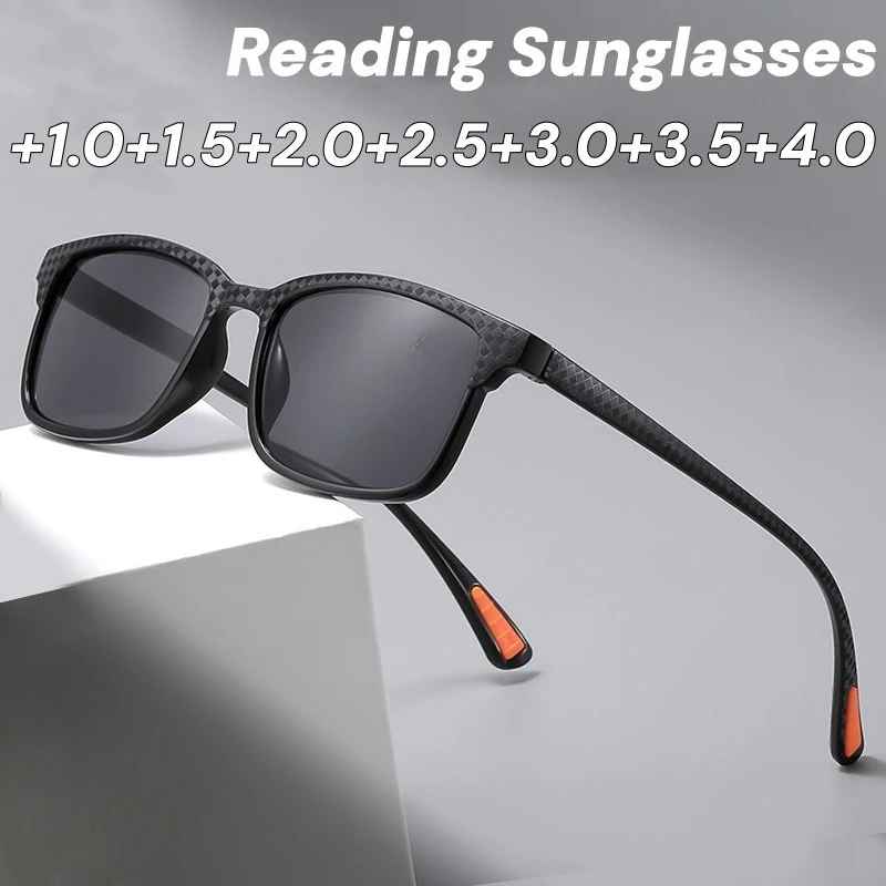 

2-in-1 Reading Glasses Sunglasses Ultra Light High-definition Anti Blue Light Eye Protection Outdoor Anti UV Presbyopia Glasses