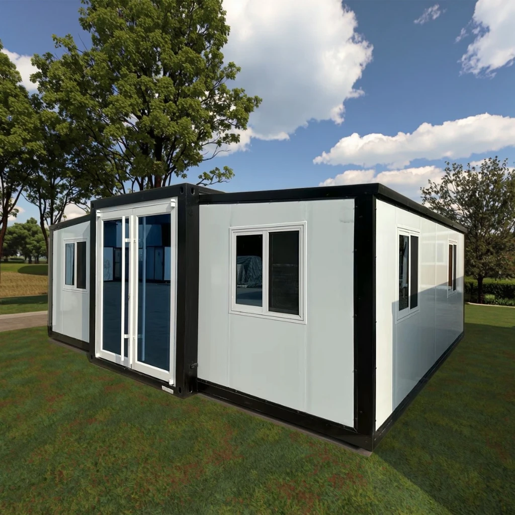 Casa وحدات فاخرة محمولة جاهزة للطي حاوية منزل 20ft 40ft قابلة للتوسيع 2-3 غرف نوم فيلا فندق متجر شقة