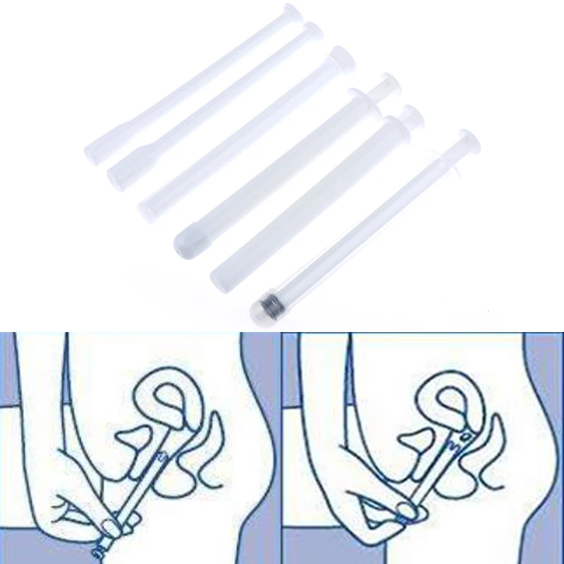 5 Pcs/set Vaginal Applicator Disposable Lubricant Injector Push Syringe Lube Anal Nasal Launcher