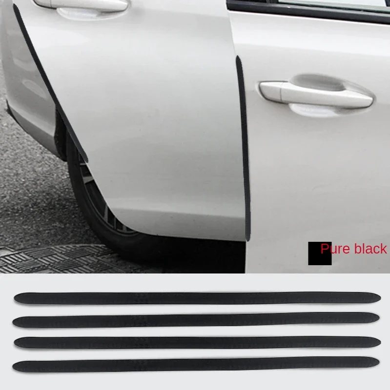 4pcs Car Sticker Door Edge Guards Trim Molding Protection Strip Scratch Protector Car Crash Barriers Door Guard Collision