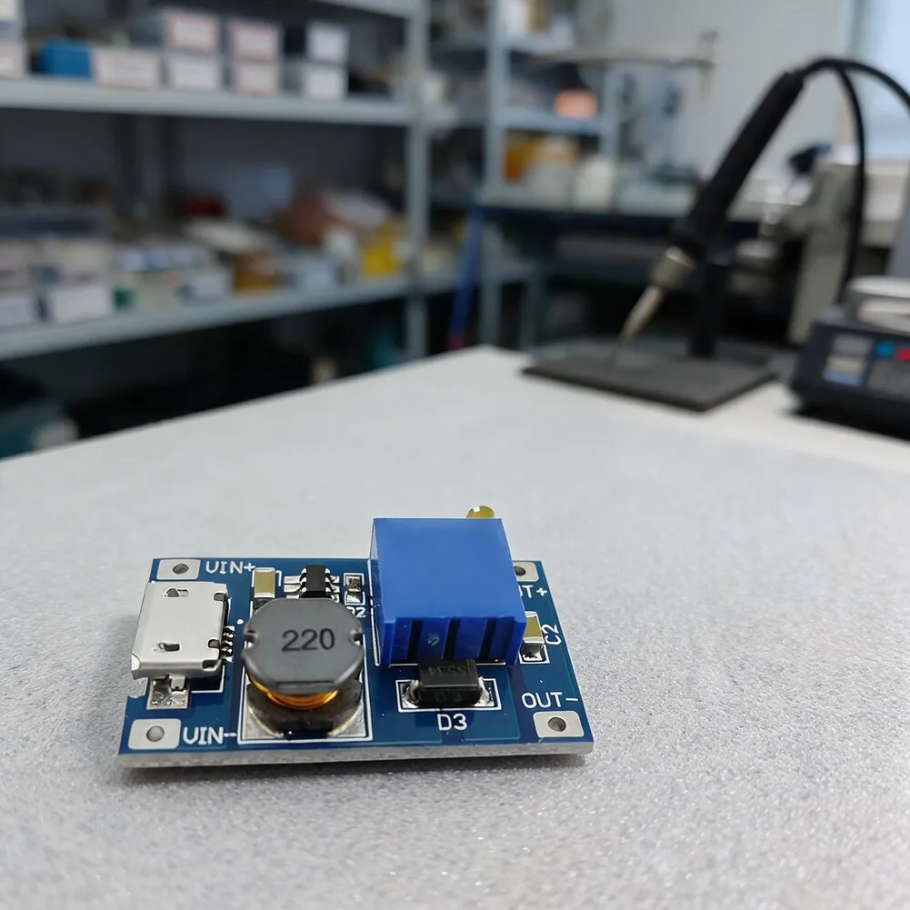 10Pcs DC-DC Step Up Converter With Input Adjustable Voltage Regulator Board For Electronic Devices Accessories