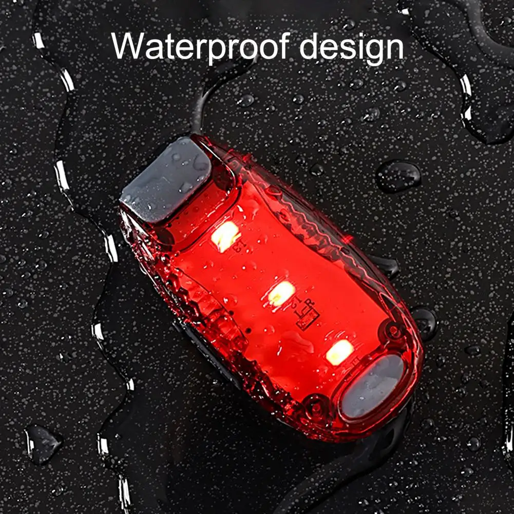 Bike Taillight USB LED Bicycle Tail Light Mountain Bike Safety Warning Front Rear Lights Night Backpack Light Riding Accessories