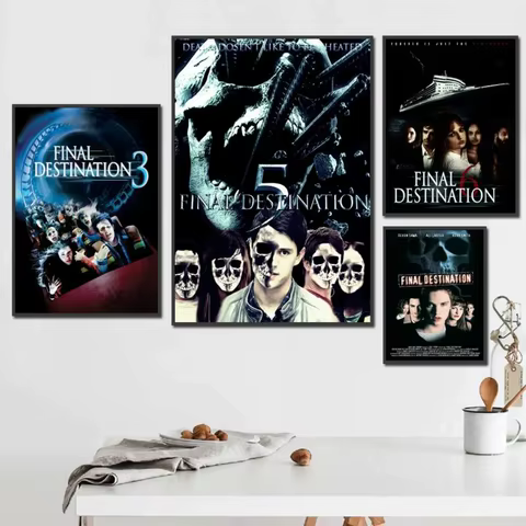 Final Destination Movie Inspired Canvas Poster, 24x36 Size, Perfect for Room, Bar, Cafe Decor, Unique Gift Idea, High Quality
