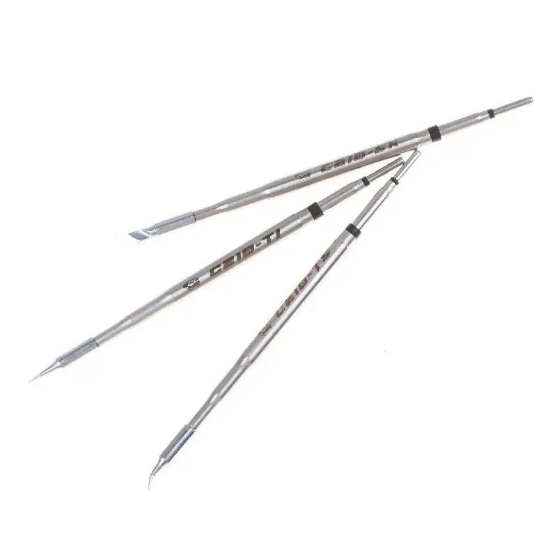 [G] C210 Sereis Soldering Iron Tips C210-TS/TI/SK Replace Tip Universal Compatible T210 Soldering Station Welding Tools