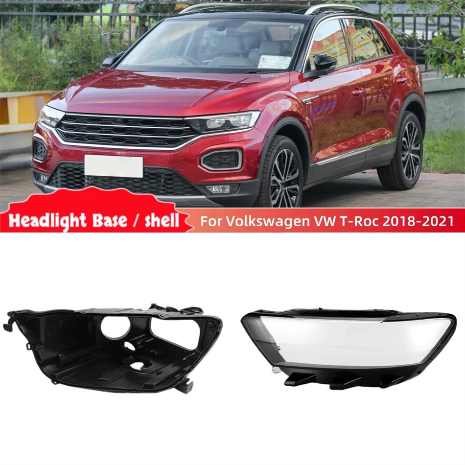 For Volkswagen VW T-Roc 2018 2019 2020 2021 automotive parts and accessories Car Base Head Lamp Shell Bracket Front Lamp Cover
