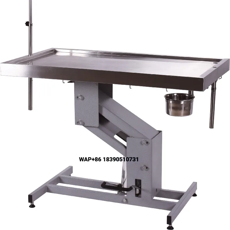 Veterinary clinic operating table, veterinary equipment,  instruments, animal  operating table