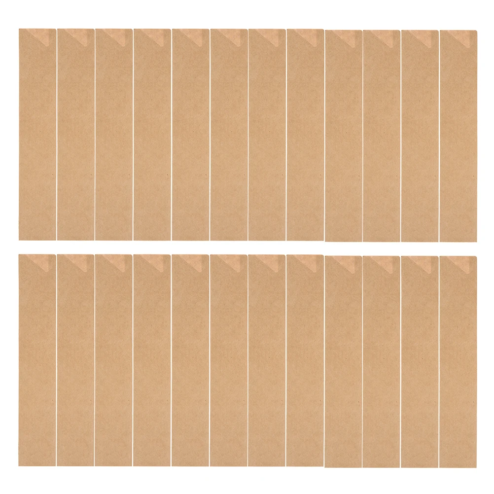 

150 Pcs Disposable Chopsticks Sleeves Kraft Paper Bags 31x180mm Takeout Supplies Restaurant Home Picnic Camping Storage