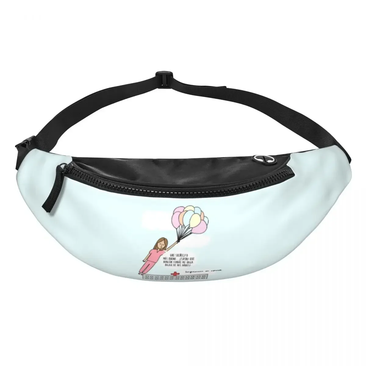 Casual Enfermera En Apuros Doctor Nurse Medical Fanny Pack for Running Men Women Crossbody Waist Bag Phone Money Pouch