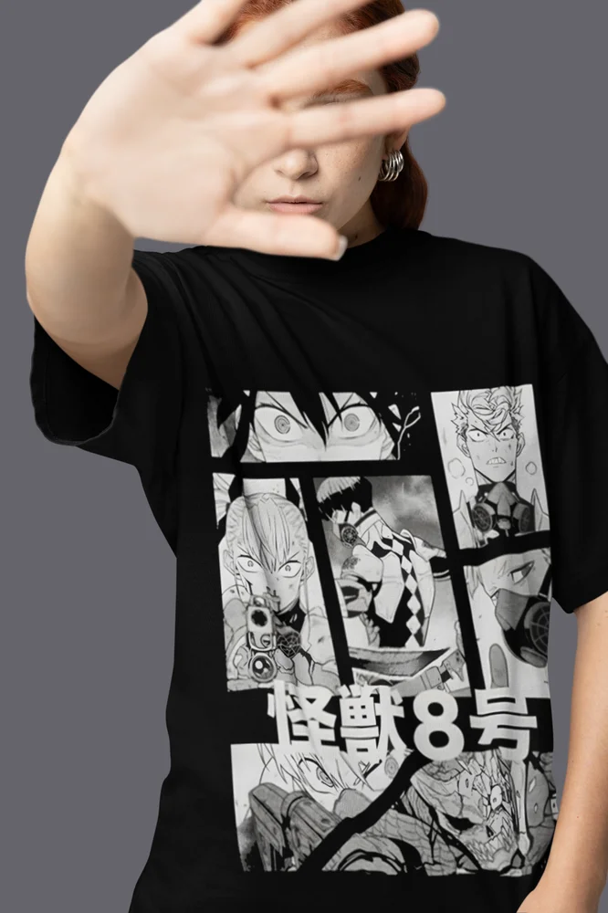 Kaiju N 8 T-shirt Mina Ashiro Shirt Anime Kafka Hibino Tshirt Soshiro Hoshina