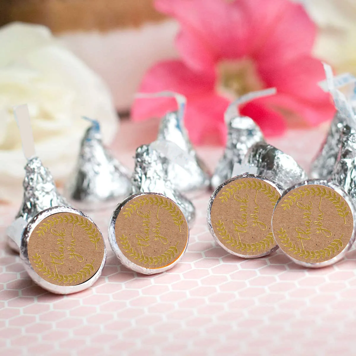 

Heart Stickers H made Sticker Paper Baking Labels Wrapping Thank You Bronzing Gift Packaging H made Sealing Stickers