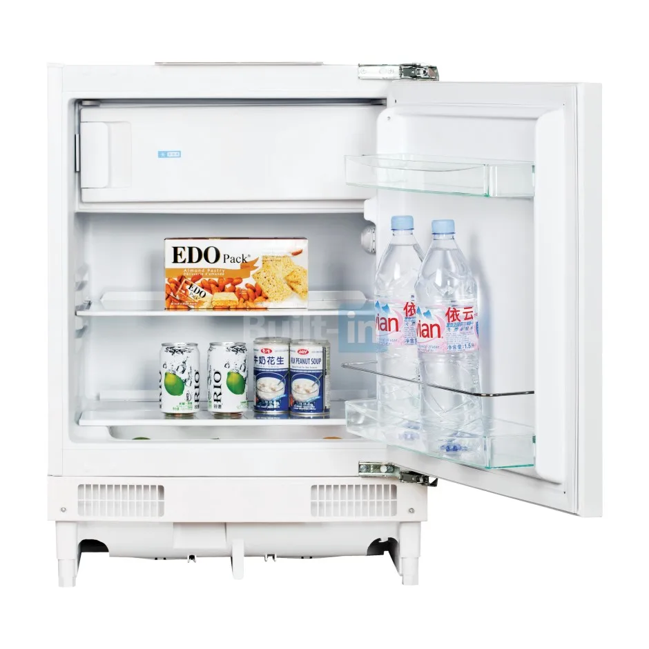 low noise mini 60cm under fridge 117L with freezer and single door