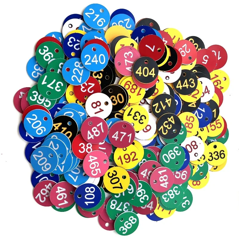 

1-500 коробка для пчеловодства, последовательные цифры, маркер для сада, скота, пронумерованная этикетка, бирка для улья, круглая 500 шт.