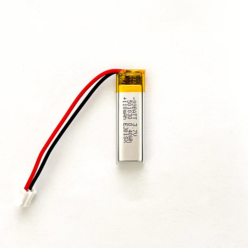 10PCS 501030 110mAh 3.7V Rechargeable Battery