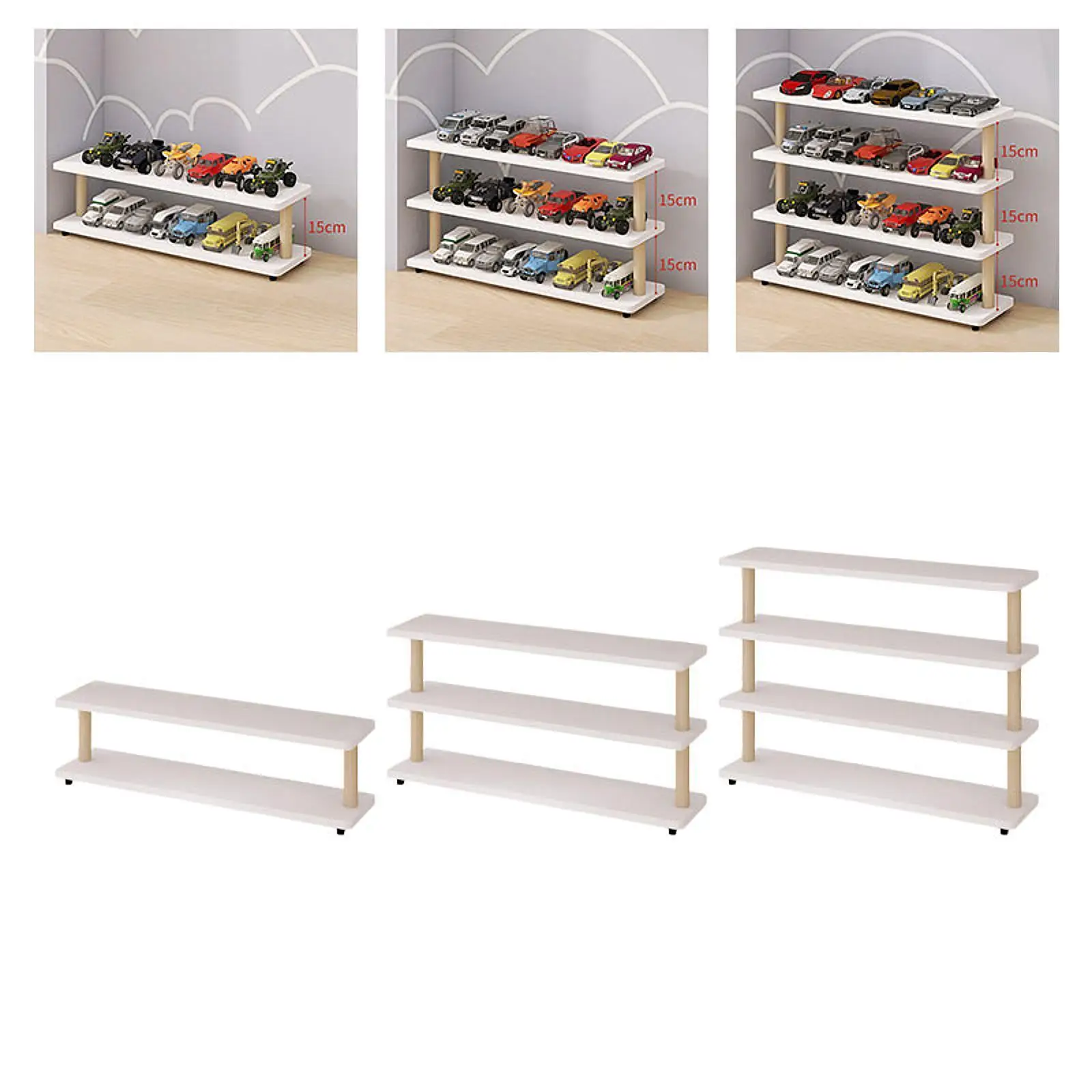 

1/64 Parking Lot Scene Display Case Protection Dustproof Simulation Collection