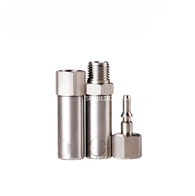 LSQ-AN Single-channel Opening and Closing Button Semi-automatic Quick Connector, Stainless Steel 304