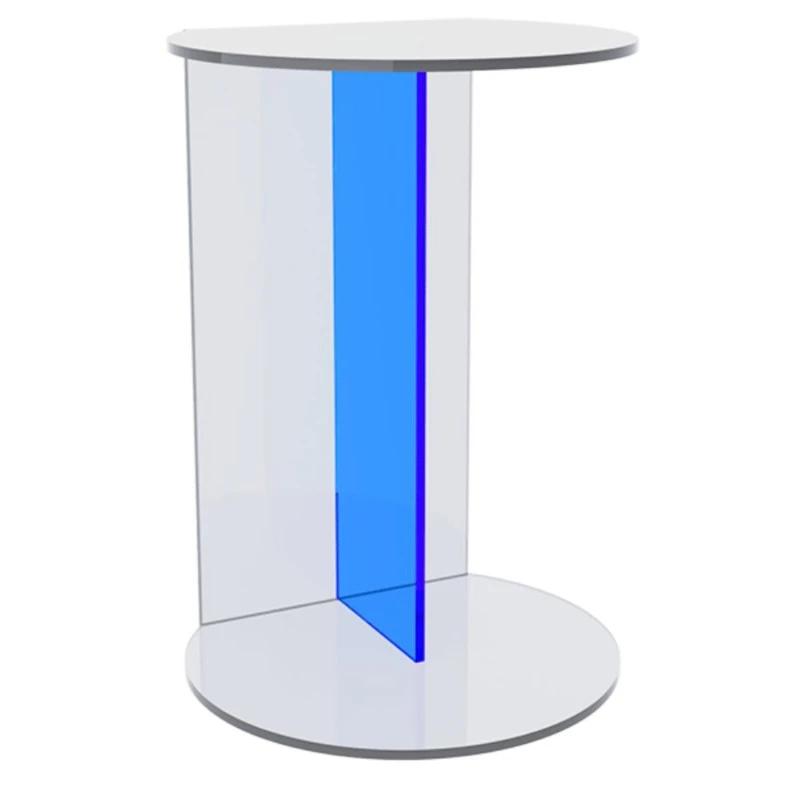 

Nordic light luxury acrylic edge table, modern living room corner table, designer sofa side table, special-shaped small coffee