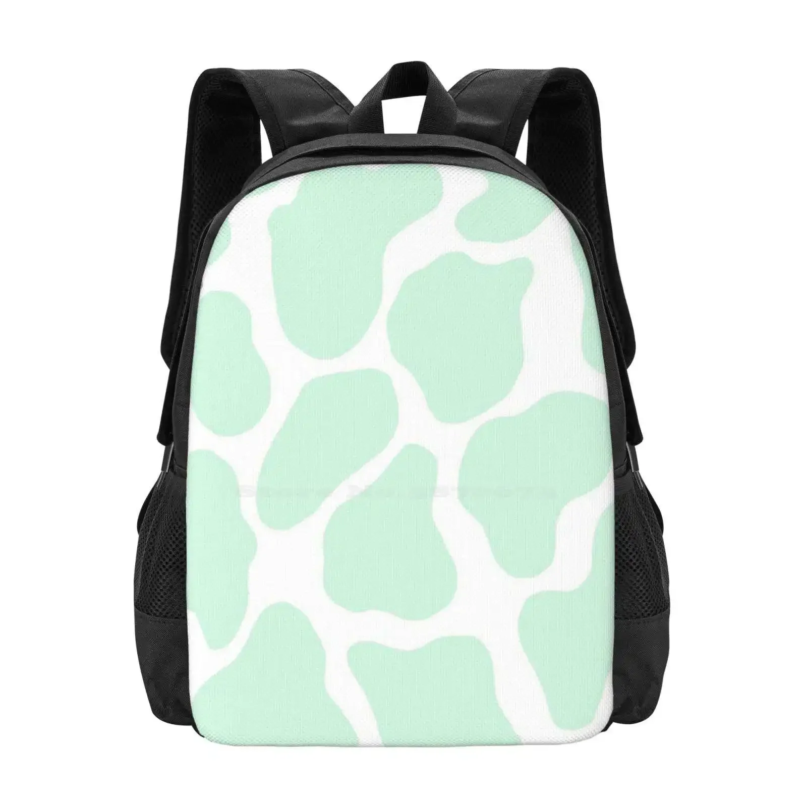 

Mint Green Cow Print Hot Sale Backpack Fashion Bags Aesthetic Tumblr Cheap Packs Trendy Brandy Star Flame Vsco Ombre California