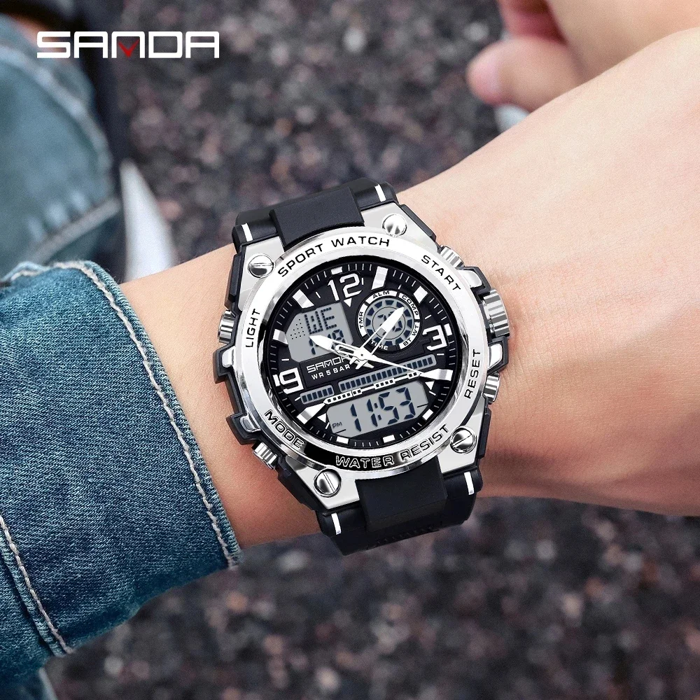 2024 Top Brand Men\'s Watches 5ATM Waterproof Sports Military Wristwatch Quartz Watches for Men Clock Relogio Masculino 6024