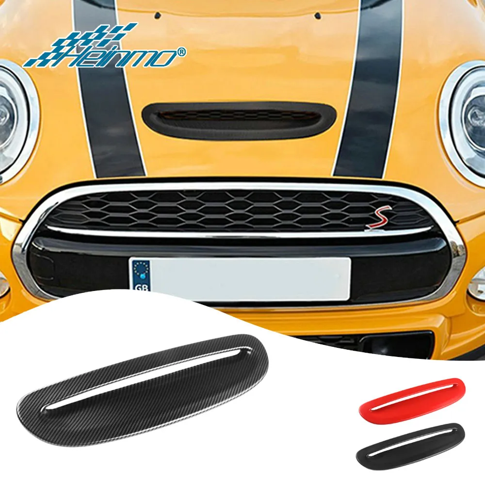 

Car Front Hood Bonnet Vent Air Outlet Cover Sticker For Mini Cooper S JCW F54 F55 F56 F57 Trim Auto Accessories