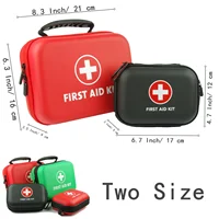 2025 Waterproof PU First Aid Bag Empty for Outdoor Travel Car Home Emergency Survival Kit Household Camping Small Medical Box 3