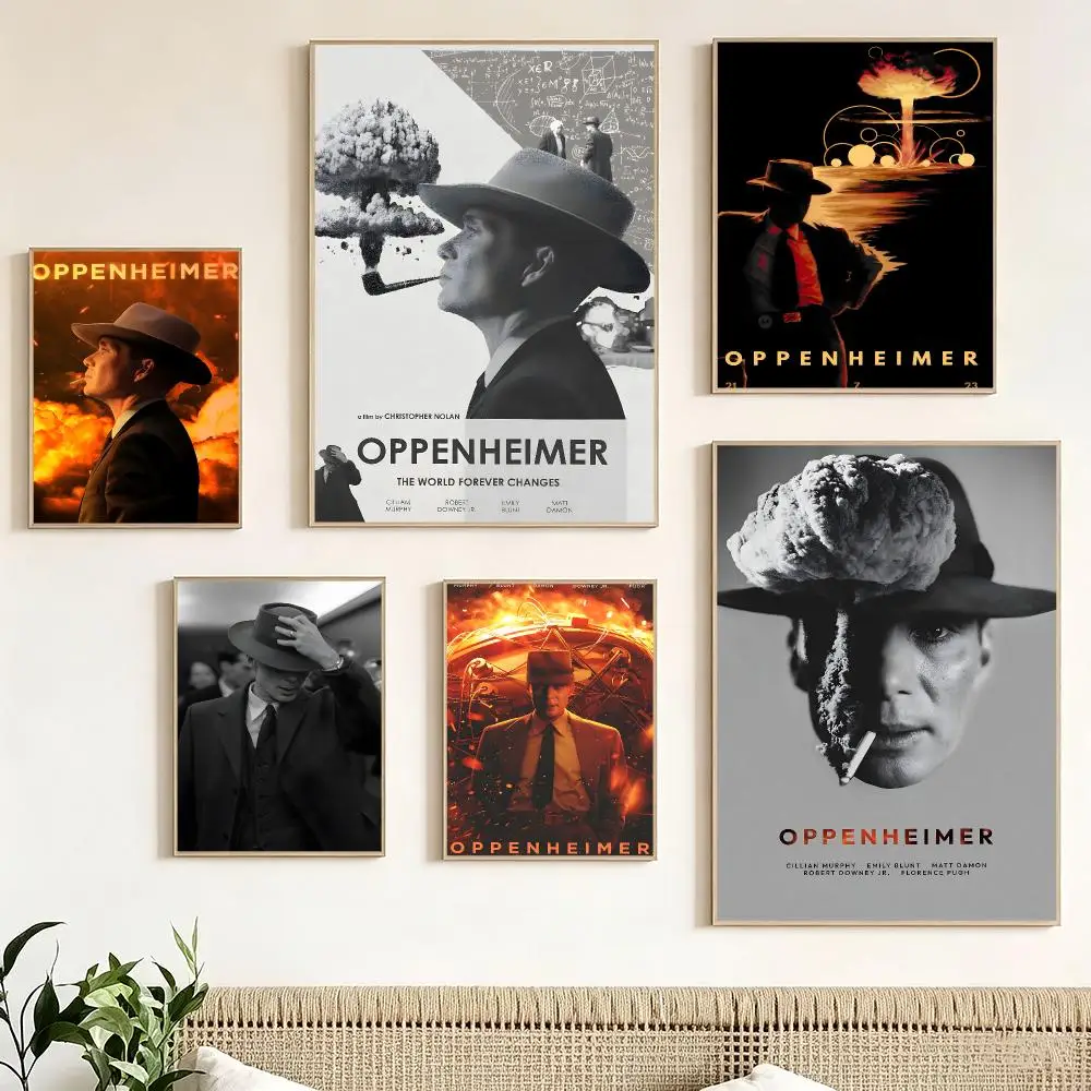 Classic Movie O-Oppenheimer Poster impermeable para el hogar sala de estar dormitorio bar decoracion estetica
