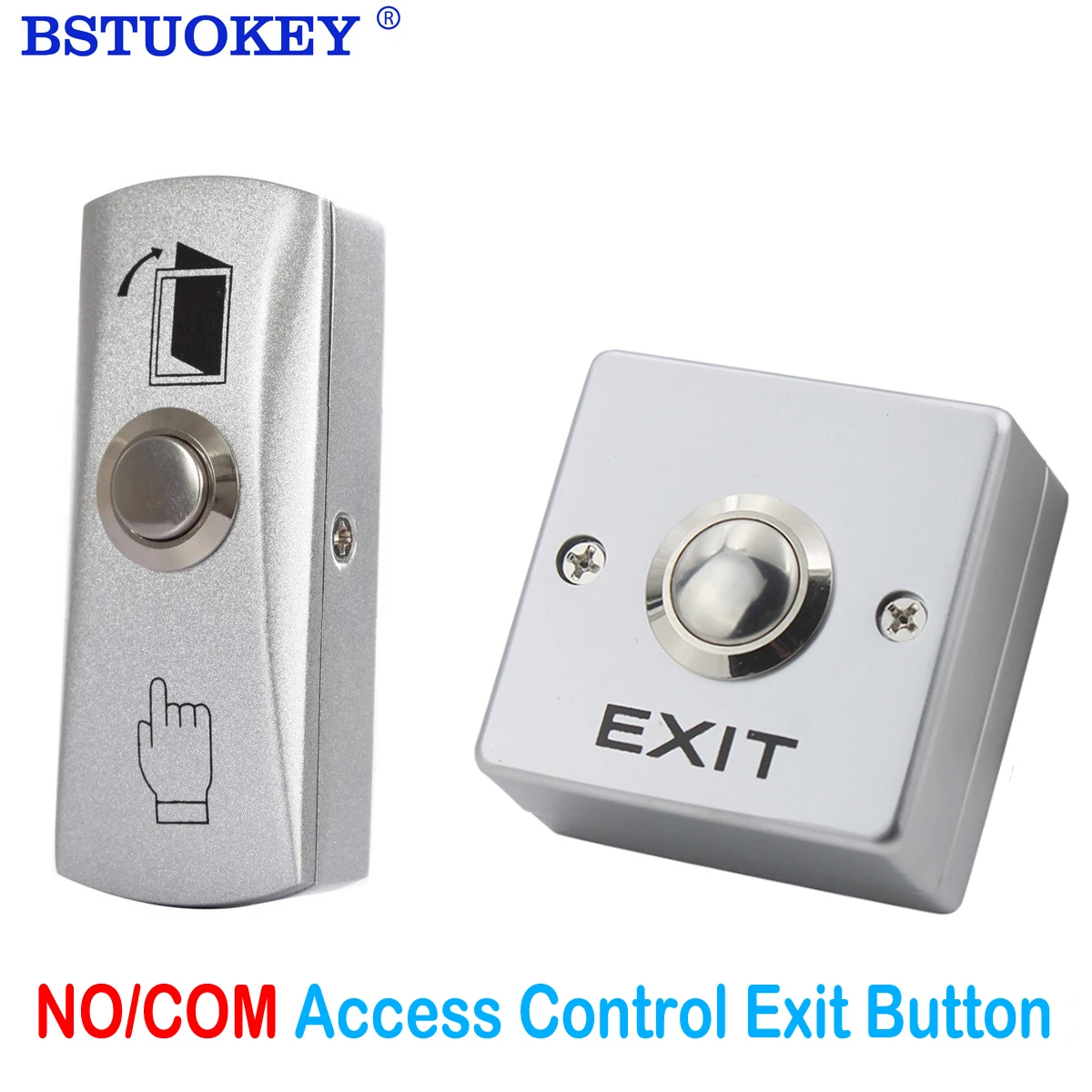 Z30 Z53 Zinc Alloy Access Control Switch NO/COM Push Button Door Release Electric Lock opener Door Exit Button
