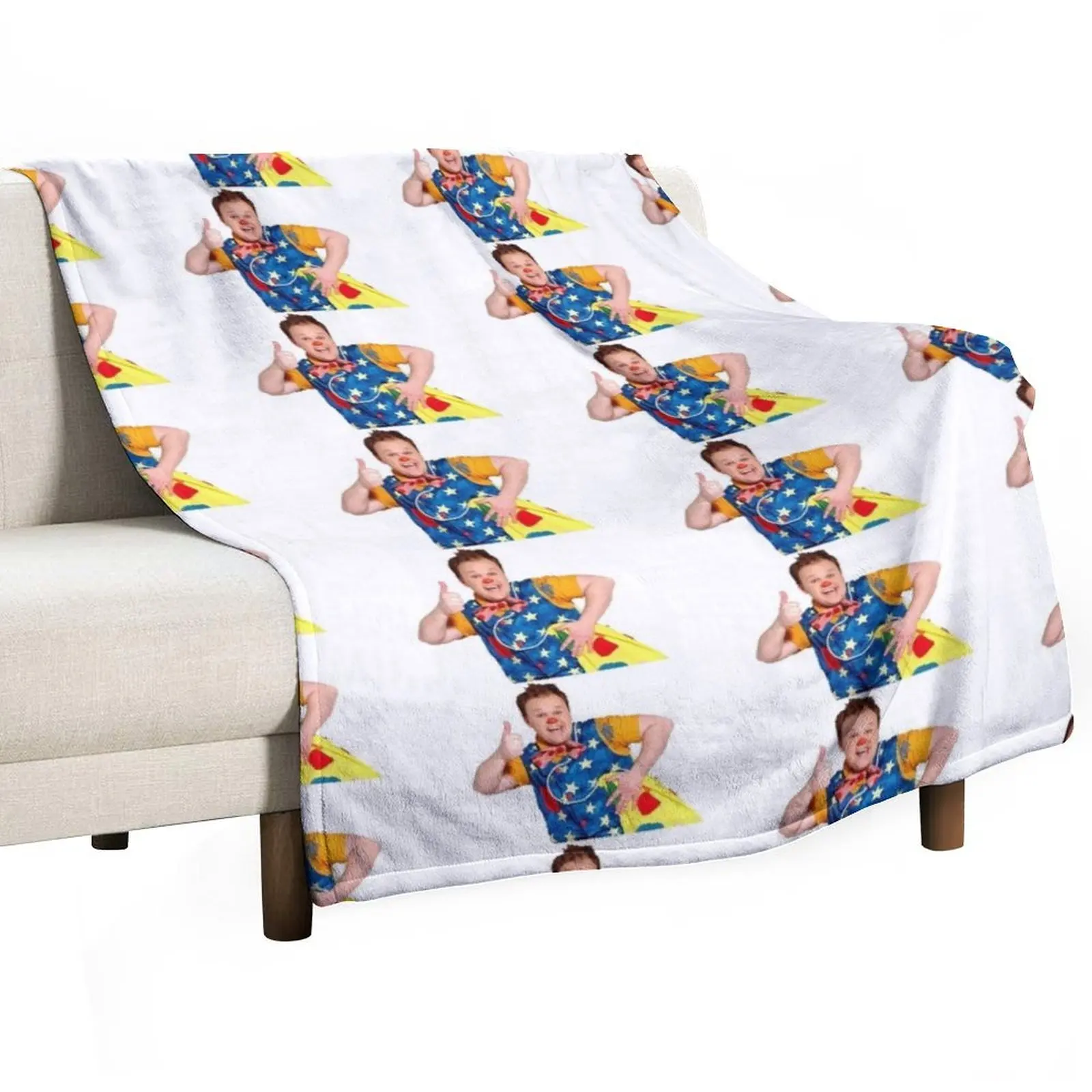 Mr Tumble Throw Blanket Cozy Home Blanket Gift for Christmas Holiday