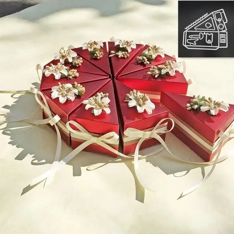 Scatola regalo di caramelle per Scrapbooking goffratura artigianato decorativo carte di carta fai-da-te