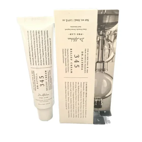 Tubo de aluminio Dr. Althea 345 Crema antioxidante, hidratante, barrera reparadora intensiva, comodidad, aceite para el acné, cuidado de la piel sensible