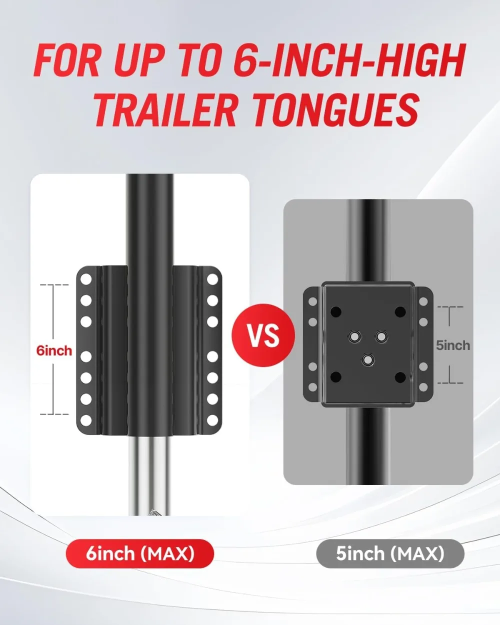 

Электрический домкрат для прицепа, 5500–7500 фунтов, для путешествий 22,6 дюйма, 12 В постоянного тока для тяжелых условий эксплуатации на колесах
