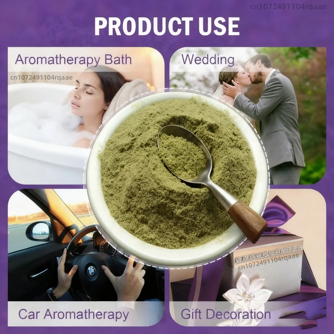 High-quality Natural Pure Lavender Powder For DIY Soap Candle Fragrance DIY Craft Essence Materials Food Grade Essence Flavoring