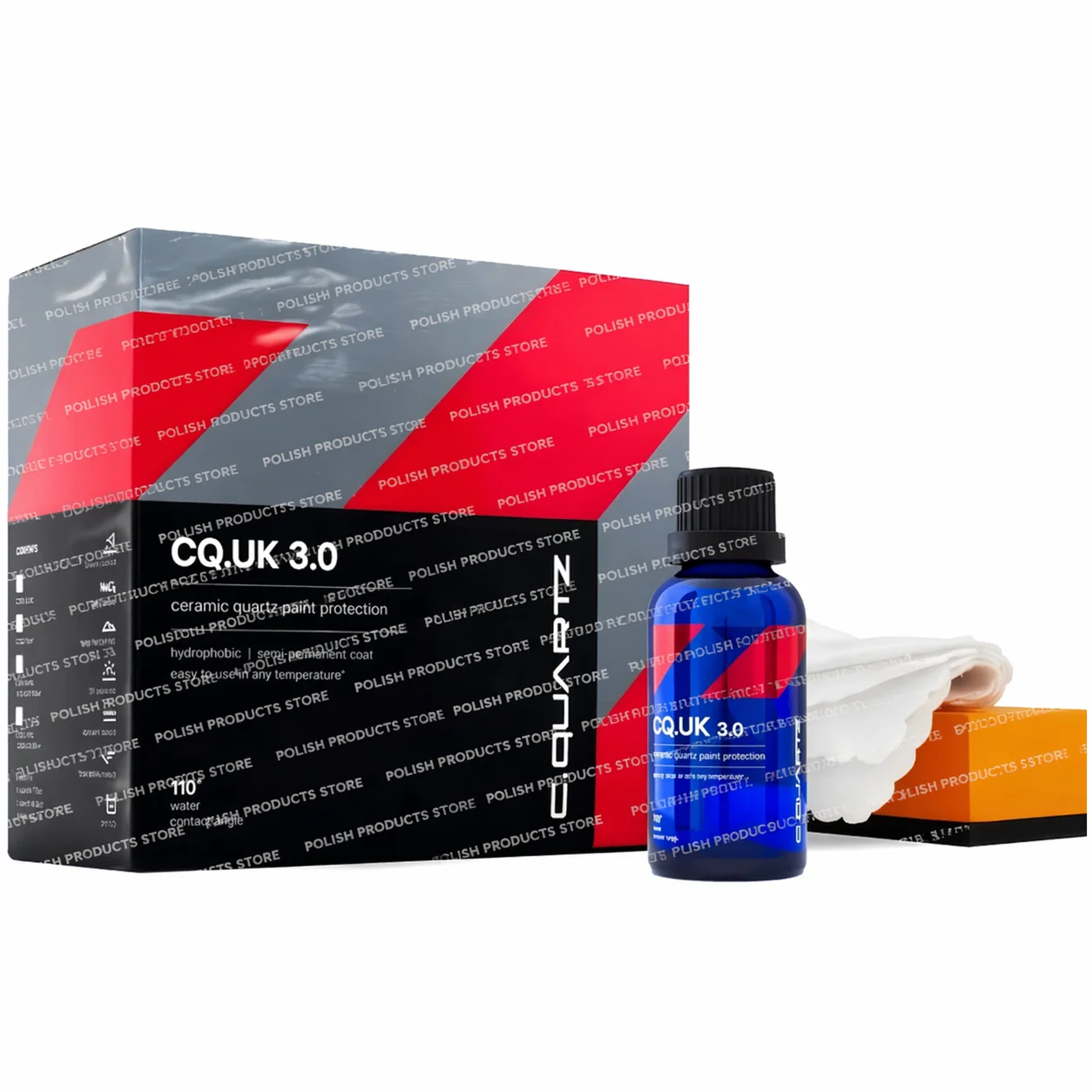 2026 CQUARTZ UK 3.0-Ceramic Coating 30ML/50ML for Cars Quartz Based Nanotechnology Bonds To Paint Glass Metal and Plastic