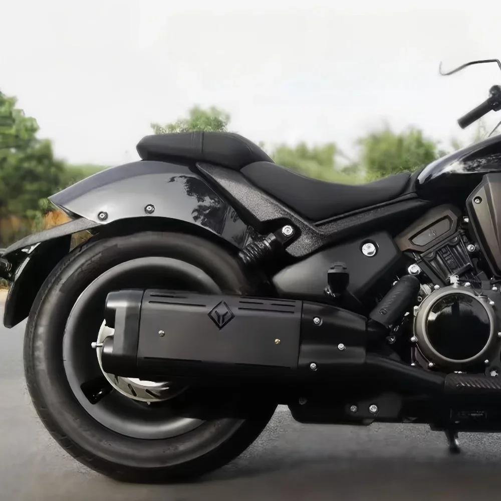 เหมาะสําหรับบังความร้อนท่อไอเสีย Benda Black Flag 500 ฝาครอบตกแต่งกันความร้อน Black Flag 500Por พิเศษ