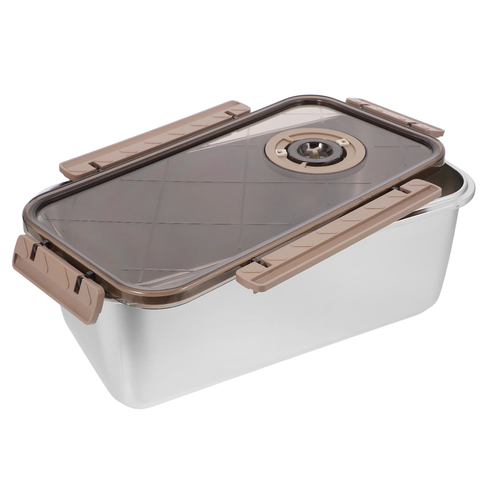 

Airtight Food Container 5.8L Fresh Preservation Box With Time Lid Stackable Sealed Container For Fridge Storage Kitchen