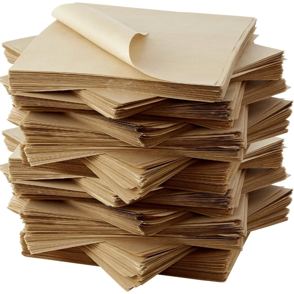 غلاف ديلي صديق للبيئة مقاس 12 × 12، 2000 ورقة من ورق الكرافت للنزهات ومهرجانات الشواء ومستلزمات المطاعم #1