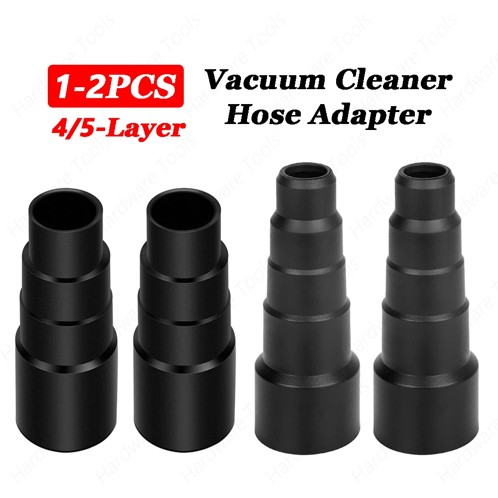 1-2PCS Universal Vacuum Cleaner Adapter Kit 4/5-Layer Hose Connector 22mm 28mm 30mm 36mm 45mm Dust Extraction Hose Connectors