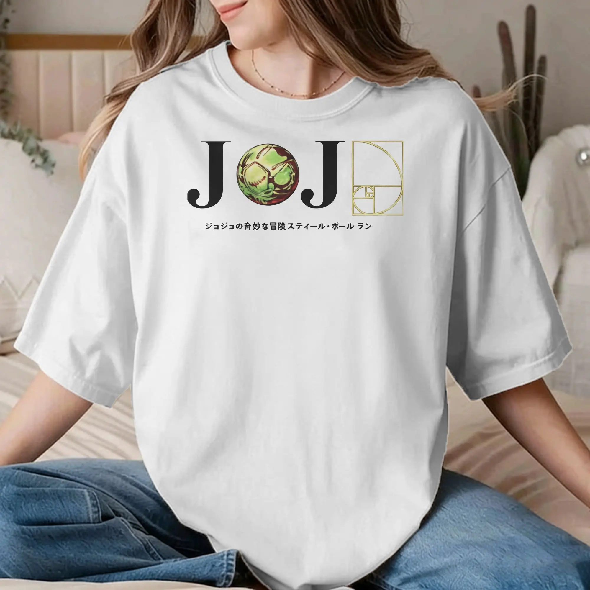 Men Women's Gyro Zeppeli T Shirts JoJos Anime Pure Cotton Clothing Fashion Short Sleeve Round Collar Tee Shirt Gift Idea T-Shirt
