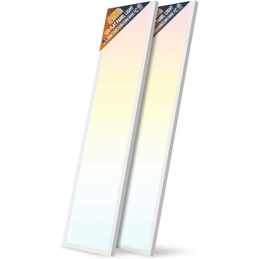 

4ft LED Surface Mount Ceiling Light, 5 Color Temperatures, Dimmable, 24W-40W, 4980 Lumens, Suitable for Drop Ceilings, Office, K