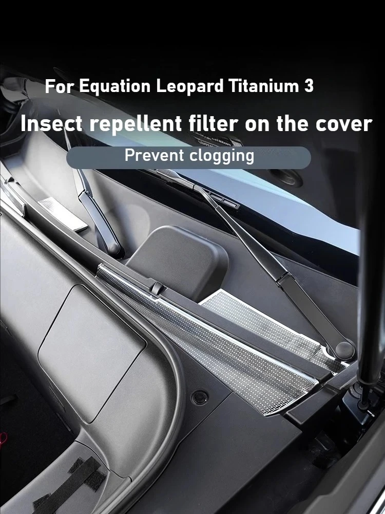 

For BYD Equation Leopard Titanium 3 Cover Insect Net Modification Anti-Rats Leaf Blockage Protection Shield