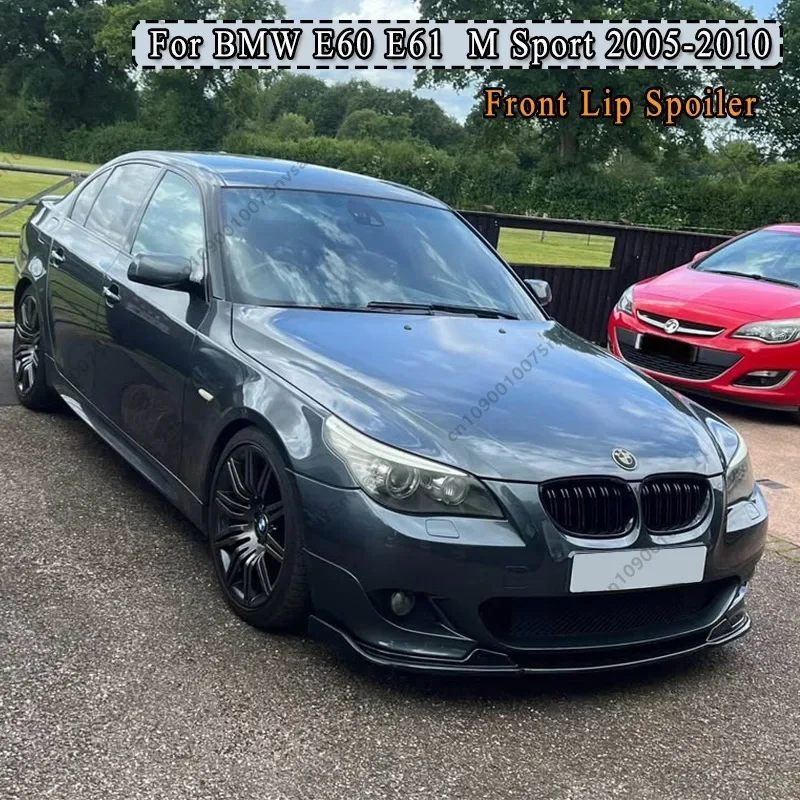 For BMW 5 E60 E61 M Sport (Not for M5) 2005-2010 525i 530i 540i 550i Front Bumper Lip Spoiler Splitter Diffuser Guard Bodykit