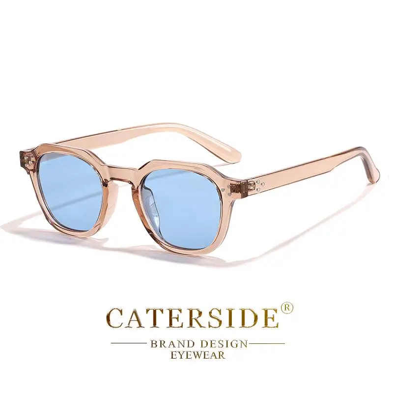 CATERSIDE Neue Modische Polarisierte Damen-Sonnenbrille mit Rundem Rahmen Farbige Sonnenbrillen für Herren Hochwertige Outdoor-Brillen für Partys und Reisen – Detail 10