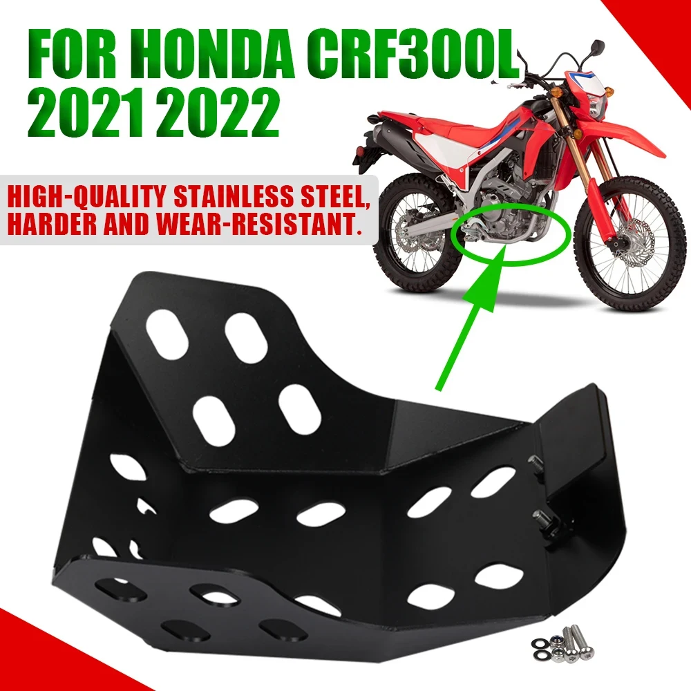 

For HONDA CRF300L CRF 300L CRF 300 L CRF300 L Motorcycle Accessories Engine Guard Chassis Skid Plate Pan Protector Bash Cover