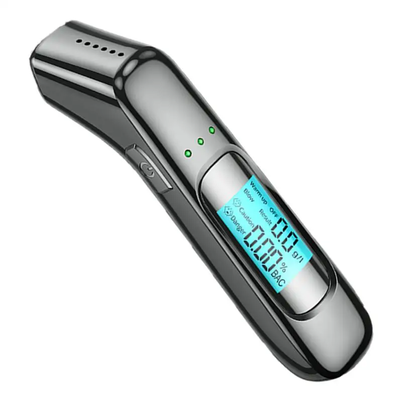 

Breathalyzers For Alcohol Digital LCD Display Personal Breathalyzers BAC Tracker Alcohol Detector USB Rechargeable Blood Alcohol