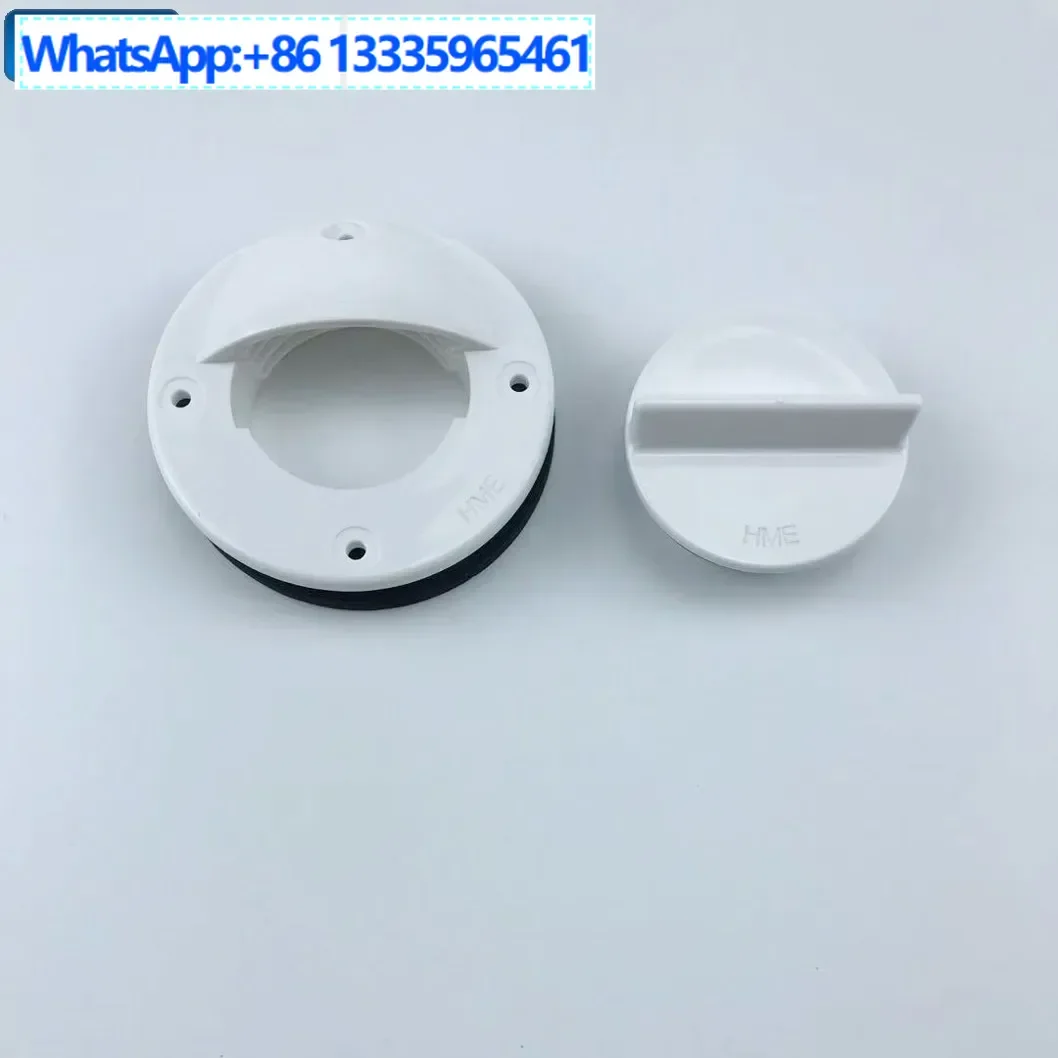 

4Pcs marine side drain yacht side drain speedboat side water plug live fish cabin water outlet water valve